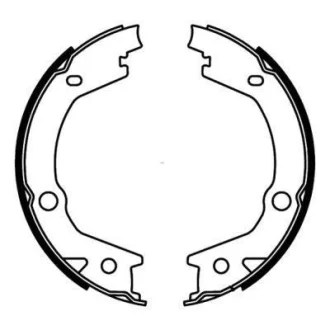 Гальмівна колодка HYUNDAI ELANTRA IV, MATRIX, SONATA V, SONATA VI, TUCSON KIA CADENZA II, SPORTAGE II, SPORTAGE III SSANGYONG KYRON, REXTON W / REXTON, RODIUS I, RODIUS II 1.5D-3.3 06.01- ABE C00527ABE