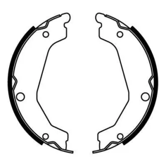 Гальмівна колодка HYUNDAI TERRACAN 2.5D/2.9D/3.5 11.01-12.06 ABE C00529ABE