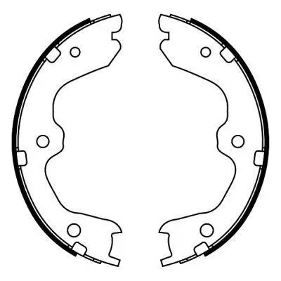 Гальмівна колодка INFINITI EX, G, M35, M45, Q60, QX50 I NISSAN 350Z, 370Z, ALTIMA, MAXIMA VI, MAXIMA VII, TEANA I, TEANA II, TEANA III 2.0-4.5 08.01- ABE C01067ABE (фото 1)