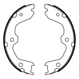 Гальмівна колодка INFINITI EX, G, M35, M45, Q60, QX50 I NISSAN 350Z, 370Z, ALTIMA, MAXIMA VI, MAXIMA VII, TEANA I, TEANA II, TEANA III 2.0-4.5 08.01- ABE C01067ABE