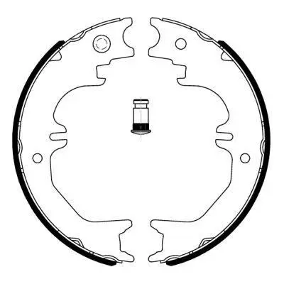 Гальмівна колодка LEXUS GX TOYOTA 4 RUNNER IV, 4 RUNNER V, FJ CRUISER, FORTUNER, LAND CRUISER, LAND CRUISER 90, LAND CRUISER PRADO, SEQUOIA 2.4-4.7 11.84- ABE C02082ABE (фото 1)