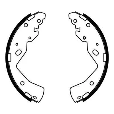 Гальмівна колодка FORD RANGER MAZDA B-SERIE, BT-50, BT-50 II 2.0D-3.0D 02.96- ABE C03038ABE (фото 1)