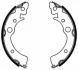 Гальмівна колодка ACURA INTEGRA HONDA CIVIC I, CIVIC II, CIVIC III, CIVIC IV, CIVIC V, CIVIC VI, CRX I, CRX II, CRX III, DOMANI, INTEGRA ROVER 200 I 1.2-1.6 09.79-08.01 ABE C04003ABE (фото 2)