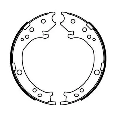 Гальмівна колодка HONDA CR-V II, CR-V III, CR-V IV, CR-V V 1.5-2.4 09.01- ABE C04020ABE (фото 1)