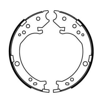 Гальмівна колодка HONDA CR-V II, CR-V III, CR-V IV, CR-V V 1.5-2.4 09.01- ABE C04020ABE