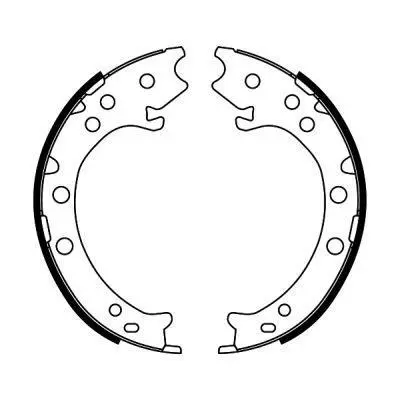 Гальмівна колодка ACURA RDX HONDA CR-V II, CR-V III, CR-V IV, CR-V V 1.5-3.5 09.01- ABE C04021ABE (фото 1)