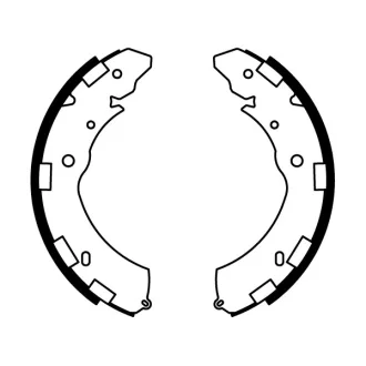 Гальмівна колодка FIAT FULLBACK ISUZU D-MAX II, D-MAX III MITSUBISHI L200, L200 / TRITON, PAJERO SPORT II SUBARU LEGACY V, OUTBACK 1.9D-3.6 01.04- ABE C05060ABE
