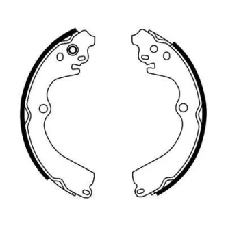 Гальмівна колодка SUBARU FORESTER, IMPREZA, LEGACY I, LEGACY II, LEGACY III, LEGACY IV 1.5-3.0 01.89- ABE C07009ABE