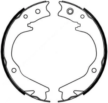 Гальмівна колодка SUBARU IMPREZA 2.0/2.5 11.01-12.07 ABE C07015ABE