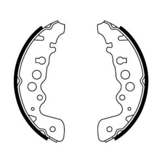 Гальмівна колодка SUZUKI CAPPUCCINO, GRAND VITARA I, GRAND VITARA II, VITARA 0.7-2.7 02.92- ABE C08018ABE