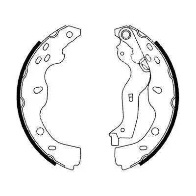 Гальмівна колодка FIAT SEDICI SUZUKI SX4 1.5-2.0D 06.06- ABE C08024ABE (фото 1)