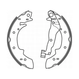 Гальмівна колодка VOLVO 340-360 ALFA ROMEO 33 BMW 3 (E21), 3 (E30), 3 (E36) PEUGEOT 204, 405 I, 405 II RENAULT 18, 18 VARIABLE, 20, 21, 25, 30, 5, ESPACE I, ESPACE II 1.1-2.4D 06.75-03.99 ABE C0B006ABE