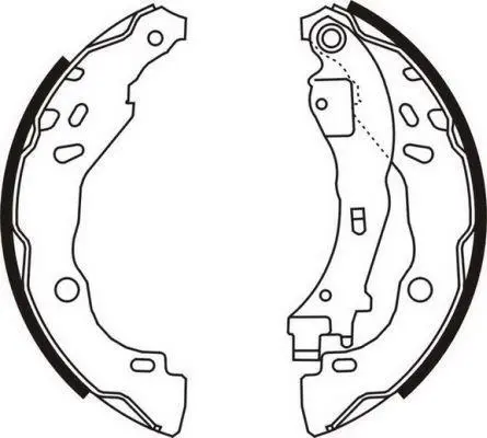Гальмівна колодка DS DS 3 CITROEN C2, C2 ENTERPRISE, C3 I, C3 II, C3 III, C3 PLURIEL, DS3 LANCIA Y, YPSILON PEUGEOT 1007 1.1-1.6D 10.00- ABE C0C020ABE (фото 1)