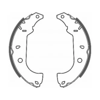 Гальмівна колодка ALFA ROMEO 145, 146 FIAT DUNA, ELBA, FIORINO, MAREA, PALIO, PENNY, TEMPRA, TIPO, UNO 1.1-2.0 01.86- ABE C0F004ABE