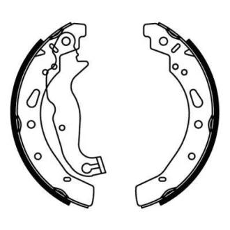 Гальмівна колодка FORD FIESTA, FIESTA VI, KA, KA+ III MAZDA 2 1.0-1.6D 05.02- ABE C0G055ABE