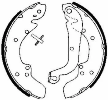 Гальмівна колодка ALFA ROMEO AR 6 CITROEN C25, C35 FIAT DUCATO, TALENTO PEUGEOT J5 RENAULT TRAFIC 1.8-2.5D 11.73-04.02 ABE C0P020ABE