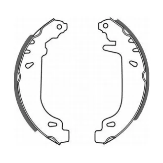 Гальмівна колодка RENAULT 11, 19 I, 19 I CHAMADE, 19 II, 19 II CHAMADE, 21, 9, CLIO I, RAPID, SANDERO/STEPWAY I, SUPER 5, TWINGO I SUBARU REX II 0.7-2.1D 12.81-12.12 ABE C0R004ABE