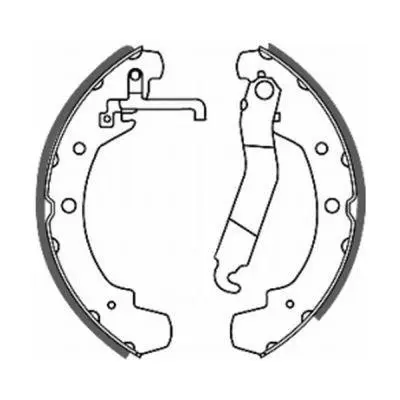Гальмівна колодка VW LT 28-35 I, LT 40-55 I 2.0-2.7D 04.75-06.96 ABE C0W005ABE (фото 1)