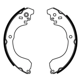 Гальмівна колодка CHRYSLER SEBRING DAIHATSU GRAN MAX, HIJET DODGE AVENGER, CALIBER JEEP COMPASS, GRAND CHEROKEE IV, PATRIOT NISSAN CUBE, JUKE, NOTE, SENTRA V, SENTRA VI, TIIDA 1.5-6.4 01.00- ABE C0Y010ABE