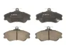 Комплект гальмівних колодок передн, HYUNDAI GRACE, H-1 / STAREX, H100, PORTER 2.4/2.5D/2.6D 07.93-12.04 ABE C10500ABE (фото 1)