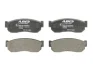 Комплект гальмівних колодок передн, NISSAN 180SX, AVENIR, CEDRIC, CHERRY III, MICRA IV, PATROL GR V, SENTRA V, SKYLINE, SUNNY, SUNNY I, SUNNY II SUBARU JUSTY I, LEONE II 0.5-3.0D 03.79- ABE C11001ABE (фото 1)