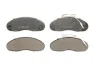 Комплект гальмівних колодок передн, RVI B, MESSENGER NISSAN CABSTAR E, NAVARA, PICK UP, TRADE RENAULT MASTER I ROVER MINI 1.3-3.0D 08.80- ABE C11046ABE (фото 1)