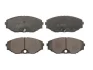 Комплект гальмівних колодок передн, INFINITI J30, Q45 I NISSAN ALTIMA, AVENIR, CEDRIC, CEFIRO III, CUBE, MAXIMA / MAXIMA QX IV, MAXIMA / MAXIMA QX V, MICRA III, NOTE 1.2-4.5 01.89-12.12 ABE C11065ABE (фото 1)