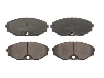 Комплект гальмівних колодок передн, INFINITI J30, Q45 I NISSAN ALTIMA, AVENIR, CEDRIC, CEFIRO III, CUBE, MAXIMA / MAXIMA QX IV, MAXIMA / MAXIMA QX V, MICRA III, NOTE 1.2-4.5 01.89-12.12 ABE C11065ABE