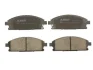 Комплект гальмівних колодок передн, ACURA MDX HONDA CR-Z INFINITI Q45 I, Q45 II, QX4 NISSAN CARAVAN, PATHFINDER II, QUEST, TERRANO II, X-TRAIL I 1.5H-4.1 10.92- ABE C11066ABE (фото 1)