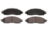 Комплект гальмівних колодок передн, NISSAN LEAF, NAVARA NP300, NV200, NV200 / EVALIA RENAULT ALASKAN 2.3D/2.5D/Electric 05.14- ABE C11103ABE (фото 1)