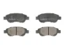 Комплект гальмівних колодок передн, CITROEN C1, C1 II PEUGEOT 107, 108 TOYOTA AYGO, YARIS 1.0-1.4D 06.05- ABE C12112ABE (фото 1)