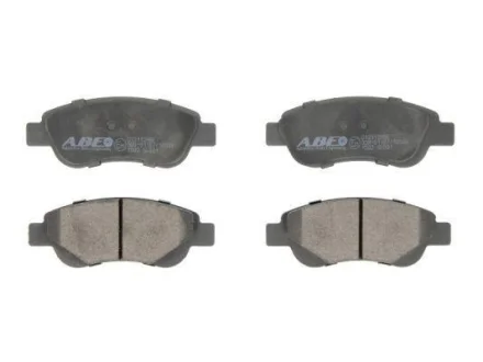 Комплект гальмівних колодок передн, CITROEN C1, C1 II PEUGEOT 107, 108 TOYOTA AYGO, YARIS 1.0-1.4D 06.05- ABE C12112ABE