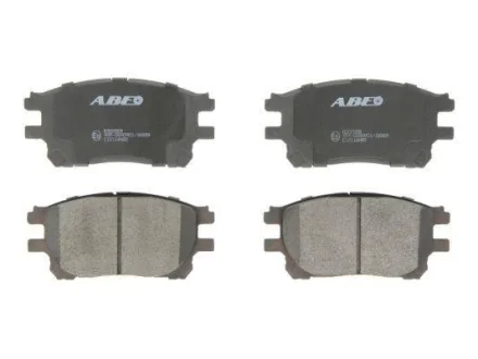 Комплект гальмівних колодок передн, TOYOTA GAIA, HARRIER, MARK II, NADIA, PREVIA II 2.0-3.0 08.96-02.06 ABE C12114ABE