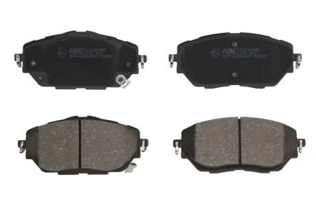 Комплект гальмівних колодок передн, TOYOTA C-HR, COROLLA 1.2-2.0H 10.16- ABE C12140ABE