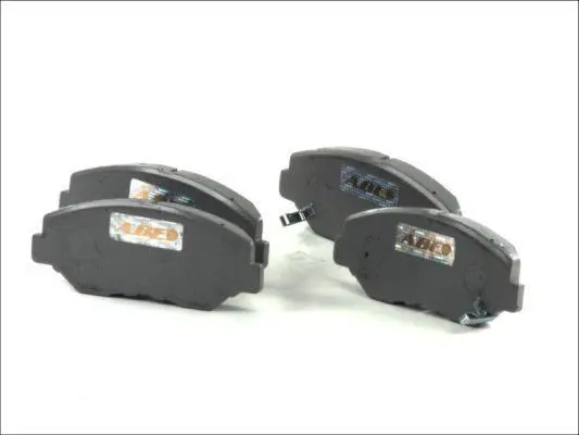 Комплект гальмівних колодок передн, HONDA ACCORD IX, ACCORD VII, CITY IV, CIVIC IX, CIVIC X, CR-V I, CR-V II, CR-V IV, CR-V V, ELEMENT, ODYSSEY, PILOT 1.0-3.5 01.99- ABE C14049ABE (фото 1)