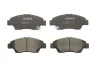 Комплект гальмівних колодок передн, HONDA CITY V, CIVIC VIII, CR-Z, INSIGHT, JAZZ, JAZZ III, JAZZ IV, JAZZ V 1.2-1.5H 01.06- ABE C14056ABE (фото 1)