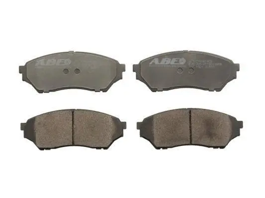 Комплект гальмівних колодок передн, MITSUBISHI L200, PAJERO II, PAJERO IV, PAJERO JUNIOR I, PAJERO MINI I, PAJERO PININ I, PAJERO SPORT I 0.7-3.2D 10.94- ABE C15041ABE (фото 1)