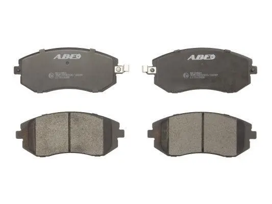 Комплект гальмівних колодок передн, SUBARU BRZ, FORESTER, IMPREZA, LEGACY III, LEGACY IV, LEGACY V, OUTBACK, TRIBECA, XV SUZUKI GRAND VITARA II TOYOTA GT 86 1.5-3.6 09.98- ABE C17013ABE (фото 1)