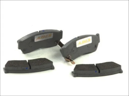 Комплект гальмівних колодок передн, GEO METRO SUBARU JUSTY II SUZUKI ALTO IV, ALTO V, ALTO VI, CAPPUCCINO, SWIFT, SWIFT I, SWIFT II, SWIFT IV TATA INDICA, INDIGO, INDIGO MARINA 0.7-1.6 08.85- ABE C18005ABE