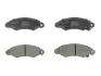 Комплект гальмівних колодок передн, SUBARU JUSTY II SUZUKI SWIFT II, WAGON R 1.0/1.3 03.89-12.05 ABE C18012ABE (фото 1)