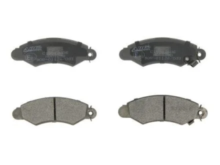 Комплект гальмівних колодок передн, SUBARU JUSTY II SUZUKI SWIFT II, WAGON R 1.0/1.3 03.89-12.05 ABE C18012ABE