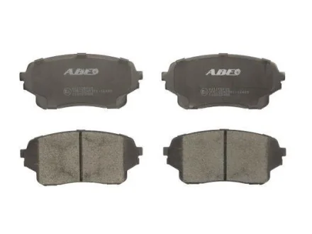 Комплект гальмівних колодок передн, SUZUKI GRAND VITARA I, GRAND VITARA II, SPLASH, SWIFT III, XL-7 1.2-2.7 02.01- ABE C18022ABE