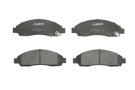 Комплект гальмівних колодок передн, CHEVROLET COLORADO ISUZU D-MAX I MITSUBISHI LANCER VIII 2.0-3.7 05.02- ABE C19013ABE