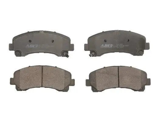 Комплект гальмівних колодок передн, CHEVROLET TRAILBLAZER ISUZU D-MAX I, D-MAX II 1.9D-3.0D 06.03- ABE C19014ABE (фото 1)