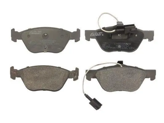 Комплект гальмівних колодок передн, ALFA ROMEO 156, 166 FIAT MULTIPLA LANCIA KAPPA 1.6-3.0 08.94-06.07 ABE C1D035ABE (фото 1)