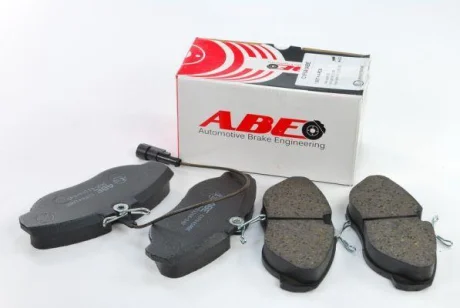 Комплект гальмівних колодок передн, CITROEN JUMPER I FIAT DUCATO PEUGEOT BOXER 1.9D-2.8D 02.94-04.02 ABE C1F041ABE