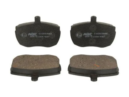 Комплект гальмівних колодок передн, DAF 400, 400-SERIE IVECO DAILY I ALFA ROMEO AR 8 FORD TRANSIT LAMBORGHINI LM-002 LAND ROVER 110/127, 90 I, DEFENDER, RANGE ROVER I 1.6-5.2 07.70-02.16 ABE C1G009ABE