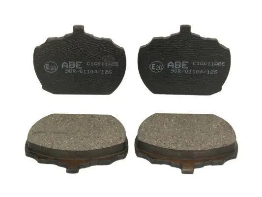 Комплект гальмівних колодок передн, FORD TRANSIT LDV SHERPA ROVER 2000-3500 1.5-3.5 11.65-09.92 ABE C1G011ABE (фото 1)