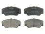 Комплект гальмівних колодок передн, FORD ESCORT III, FIESTA, P 100 II, SIERRA II, TRANSIT 1.3-2.8 11.77-08.95 ABE C1G022ABE (фото 1)