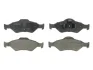 Комплект гальмівних колодок передн, FORD COURIER, ESCORT CLASSIC, ESCORT VI, FIESTA, FIESTA III, FIESTA IV, KA MAZDA 121 III 1.0-2.0 03.89-12.11 ABE C1G037ABE (фото 1)